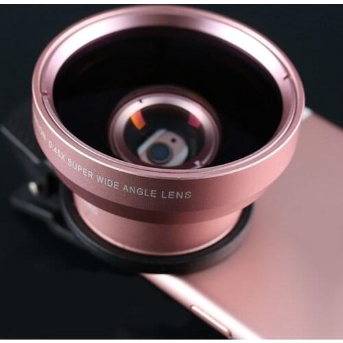 37MM 0.45X Super Wide Angle Fish Eye Lens Macro Fisheye Lens Zoom For iphone XS MAX X Mobile Phone Camera Lens for SLR Lens