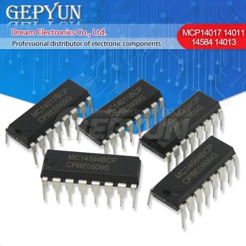 5pcs MC14490P DIP-16 MC14490 MC14490PG DIP MC1496BP MC1496 MC145027P MC14584BCP MC1413P MC1413 MC1496P MC14017BCP MC14013BCP