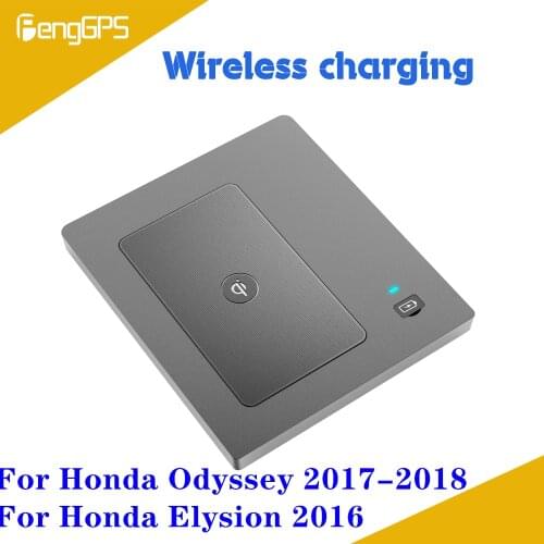 Quick Wireless Charger For Honda Odyssey Elysion 2016 - 2018 QI Fast Mobile Phone 10W Hidden Car Dashboard Holder Charging Pad