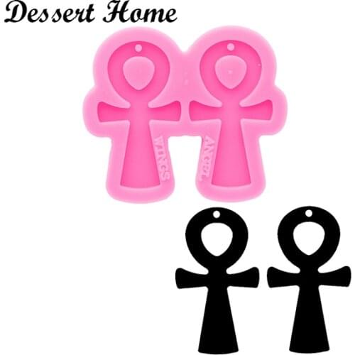 DY0720 Bright Cross mold Resin Craft for Earring, Chocolate Silicone Molds, DIY Epoxy Jewelry Resin Casting Molds