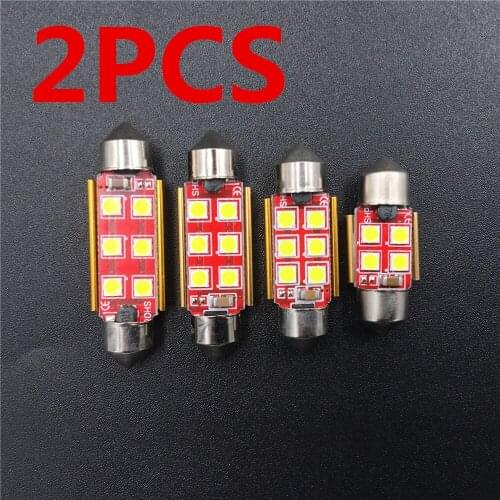Car Interior Light 31mm 36mm 39mm 41mm SMD LED Bulb C10W C5W Festoon Dome Reading Door Number Corner Trunk Lamp Canbus no Free
