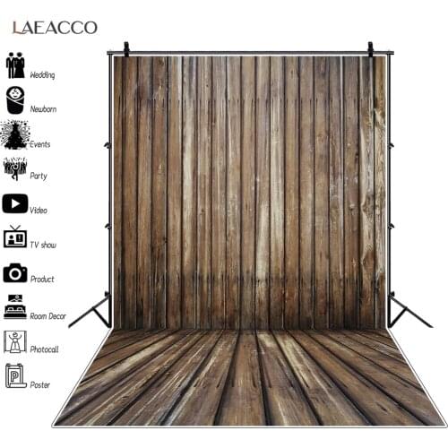 Laeacco Wooden Board Texture Wood Floor Photography Backdrop Newborn Baby Portrait Pet Photo Background Photo Studio Photocall