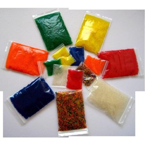 More Colors 10000pcs soft crystal water paintball bullets gun toys bibulous water Guns accessories ball bullet