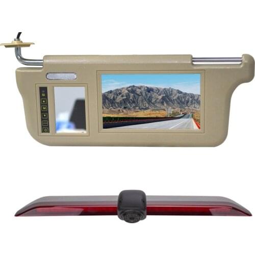 Vardsafe VS691V Driver Side Sun Visor Rear View Monitor & Reverse Camera for VW Volkswagen Crafter Van 2017 2018 2019 2020