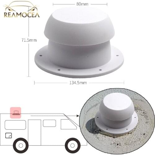 Reamocea Mushroom Head Vent Cap RV Accessories Air Vent Ducting Ventilation Exhaust Grille Cover Outlet Heating Cooling Vent