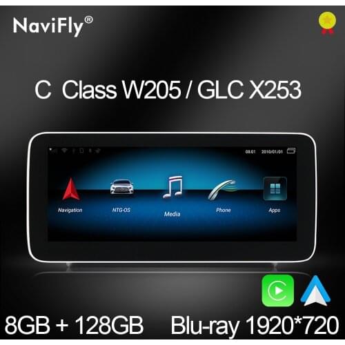 New Car Video Players Android Intelligent System For Mercedes Benz GLC X253 C Class W205 C180 C200 C220 C300 C350 NTG 5.0/5.1