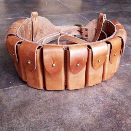 WW2 Germany military Army Pistol Mauser AMMO Pouch Leather German