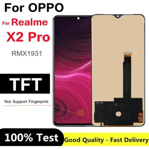 6.5" TFT For OPPO RMX1931 Realme X2 Pro LCD Display Screen Touch Panel Screen Digitizer Assembly For OPPO Realme x2 Pro LCD