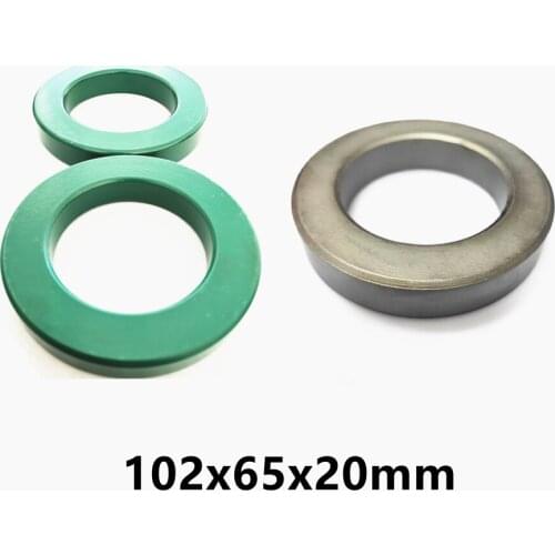 1PCS 102x65x20mm Toroidal Transformer Ferrite Core inner 65mm 2.6inch Toroid Ferrite Core Ferrite Chokes Noise Green Black