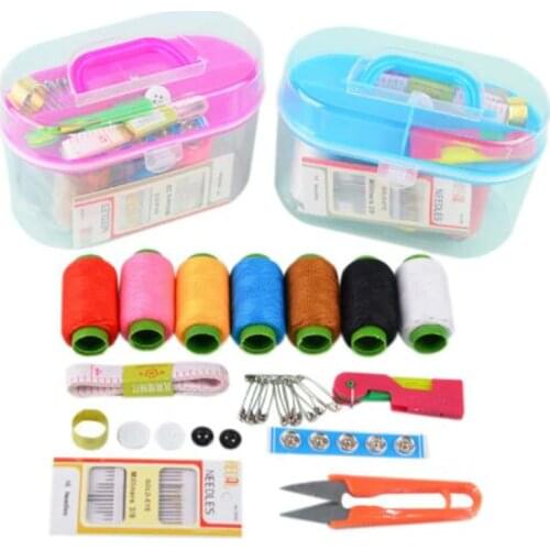 10 Styles Sewing Kit Storage Box For Needlework Storage And Home Decorations, Needles Sewing Thread Pins Thimble For DIY Apparel