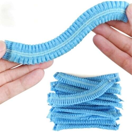 100pcs Affordable Disposable Dust-proof Non Woven/Plastic Fabric Permanent Makeup Sterile Hat For Eyebrow Tattooing Dye Hair Hat