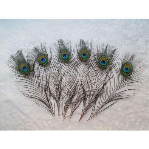 100Pieces/lot!Small eye Peacock tail feathers 25 to 30cm in length,cheap peacock feathers,cheap feathers,freeshipping