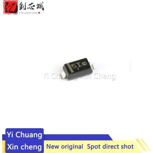 100PCS New MMSD4148T1G Screen Printed 5I SOD-123 100V/200mA Chip Switch Diode