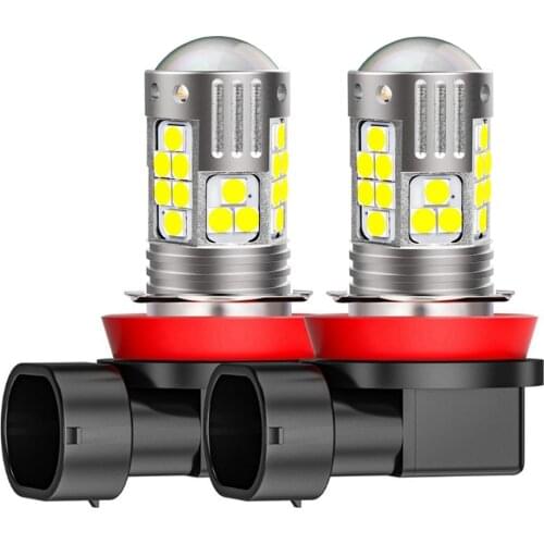 2Pcs H11 H8 P13W 9006 HB4 9005 HB3 High Quality 3030 LED Auto Fog Lamp High Power Car Anti Fog Light Bulb Foglamps 6000K White