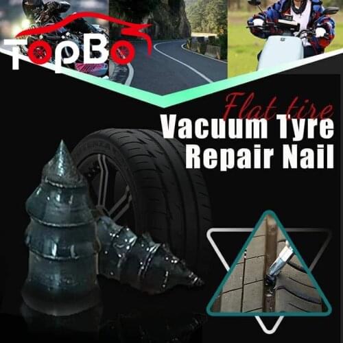 5/10Pcs Rubber Vacuum Tyre Repair Nail For Trucks Motorcycle Scooter Tubeless Tire Puncture Repair Nails Free Glue Repair