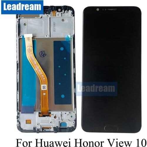 5PCS AMOLED LCD with Frame for Huawei Honor V10 View 10 BKL-AL00 BKL-AL20 OLED LCD Display Touch Screen Digitizer Assembly