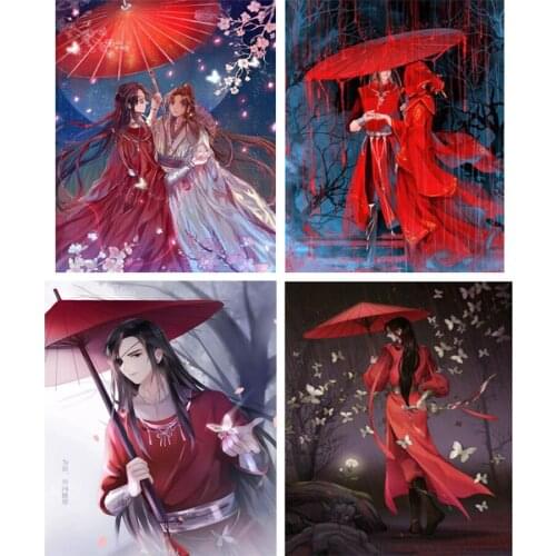 5D DIY Diamond Art Painting Tian Guan Cifu Diamond Embroidered Square/round Cross Stitch Rhinestone Mosaic Home Decoration Gift