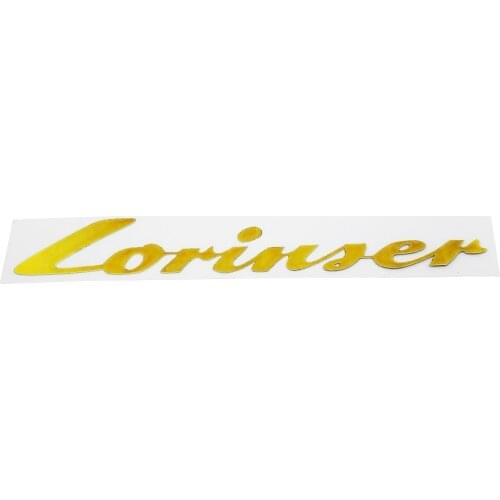 Car Sticker Lorinser Emblem Decal for Mercedes BENZ W203 W204 W205 W211 W212 W213 A200 E200 C180 ML CLA GLA GLK SLS Styling Auto