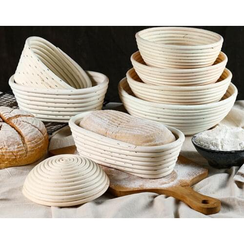 Banneton Bread Basket rattan Proofing mold baking supplies form Wicker bakery kitchen accessories gadget sets tools bakeware