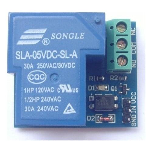 Free Shipping!!! 2pcs 5V 30A A-type (normally open) opto-isolated relay module sensor