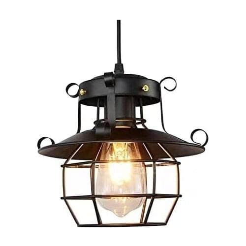 E27 Pendant light Bar Kitchen Retro Industrial Hanging Lamp Ceiling light Chandelier Fixtures Cage Edison Modern Loft Home decor