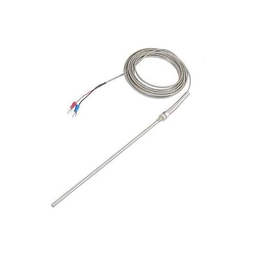 Liquid Measuring 185mm x 5mm K Type Earth Thermocouple Probe 5 Meters