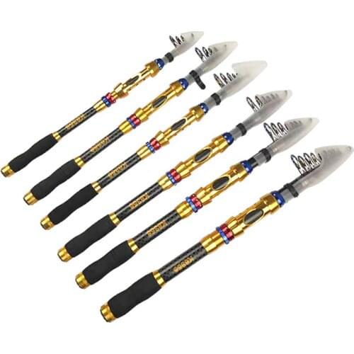 Carbon Super Hard Spinning Fishing Rod Telescopic Rock Fishing Rod Carp Feeder Rod Lure 1.8m 2.1M 2.4M 2.7M 3.0M 3.6M