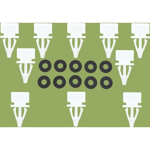 20pcs Clips Push Mountings Screws Repair Components with Seal for Honda Acura 91513-SM4-000