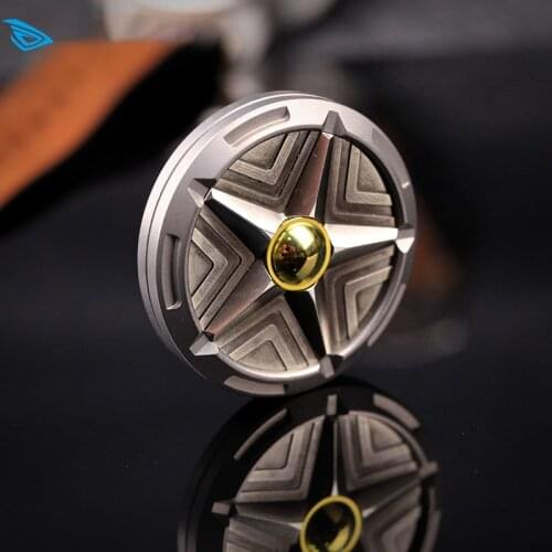 Metal Gambit Coin PPB Fingertip Top EDC Magnetic Finger Stress Reliever Autism Anxiety Relief Hand Push Pocket Toys Funny Gifts