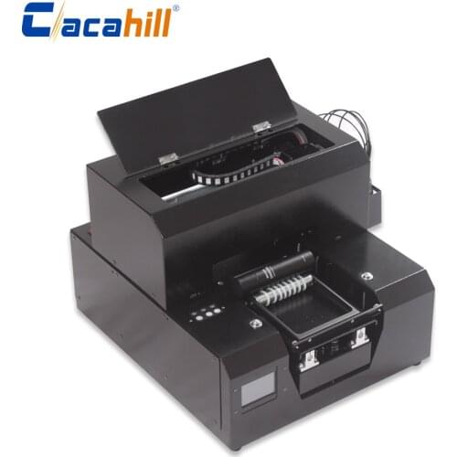 Multifunctional flat and cylindrical all-in-one printer inkjet A4 for leather/plastic/textile/silicone/metal printing