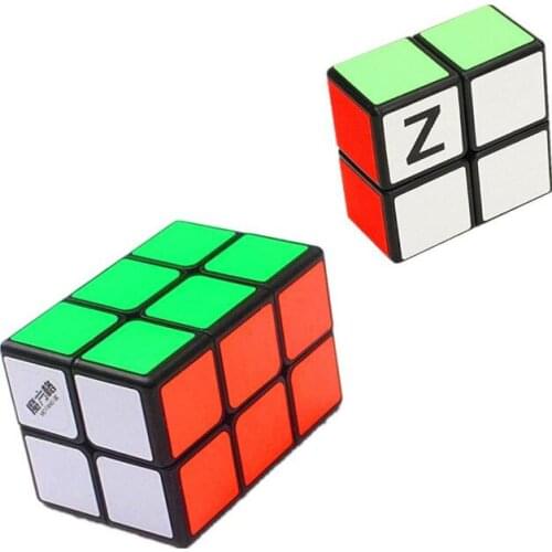 CuberSpeed Speedcubing Bundle 2x2x1 Super Floppy Speed cube & Qiyi 2x2x3 Black Cuboid Cube Tower Shaped