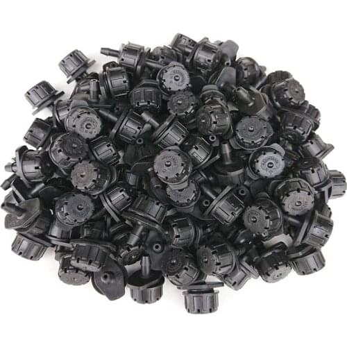 New 300Pcs Adjustable Irrigation Dripper 1/4 Inch Mini Drip Irrigation Nozzle for Flower Bed, Lawn