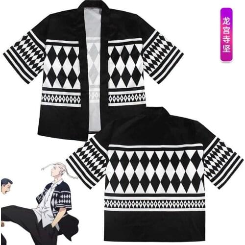 2021 New Anime Tokyo Revengers Leisure Short Sleeve Shorts Daily Dress Cosplay Costume