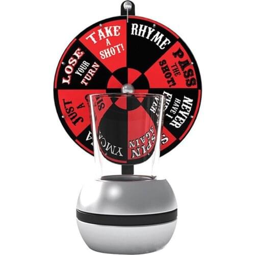 New hot sale novely creative Drink Turntable Toys Bar Entertainment Tool Party products arrow funny gifts wheel of shots game