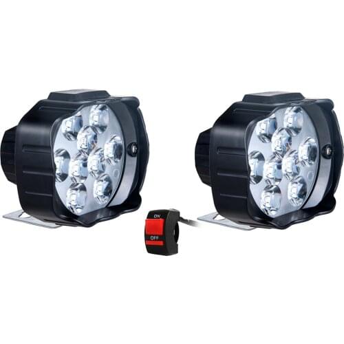 Motorcycle Headlight LED Spotlights Head Lamps Fog Light for Bicycles Motorcross