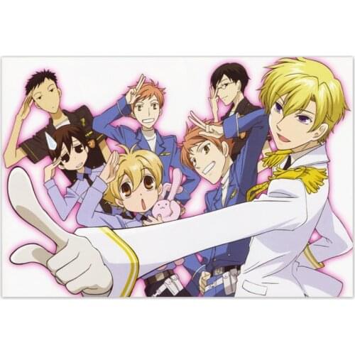 Ouran High School Host Club Anime Style Posters Wall Art Decor Picture Modern Home Room Decoration High Quality Canvas Painting