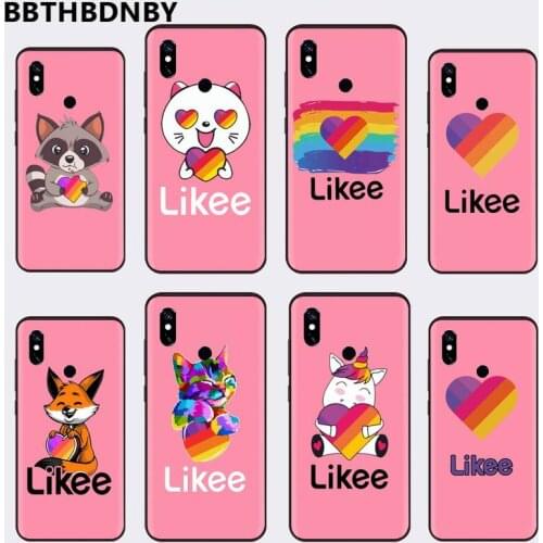 Cartoon Likee cat bear love heart pink Phone Case For Xiaomi Mi A1 A2 5 6 6PLUS 8 9 SE Lite MIX 2 2S MAX 2 3 Pocophone F1