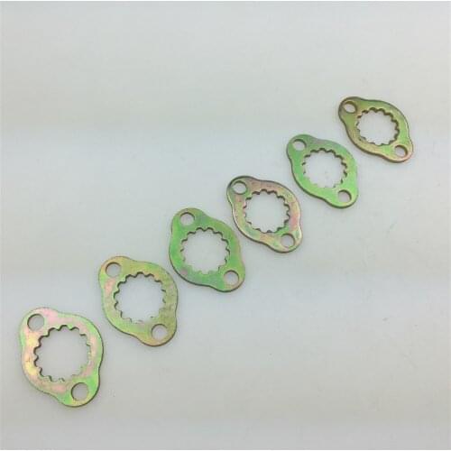 STARPAD For Xinyuan motorcycle accessories retro small sprocket lock plate output sprocket fixing plate 6pcs