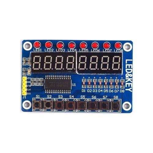 TM1638 Module Key Display For AVR 8-Bit Digital LED Tube 8-Bit