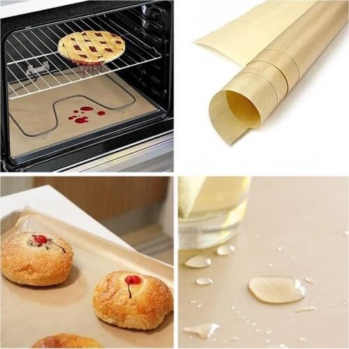 1Pc 40cm * 60cm Greaseproof Silicone Baking Mat Non-stick Oven Bakeware Paper Kitchen BBQ Accessories
