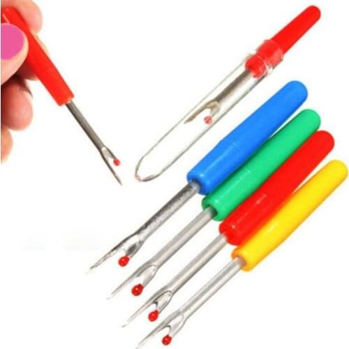 1Pcs/Set Plastic Handle Craft Thread Cutter Seam Ripper Stitch Unpicker Sewing Tool Cross-Stitch Sewing Thread Remover