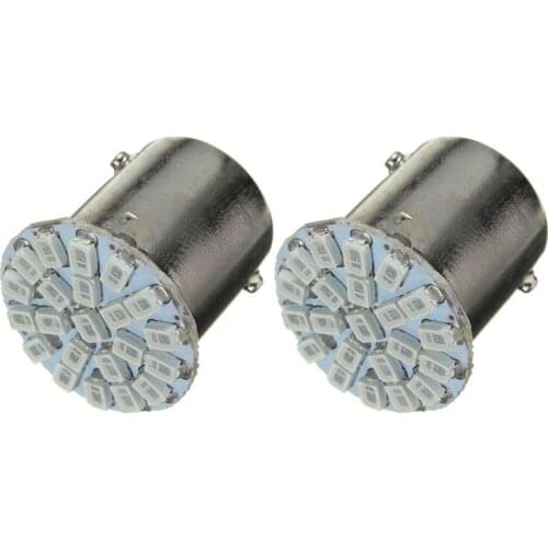 10 x T20 BA15S 382 P21W 1156 22 SMD LED 1.4W Car Turn Tail Side Signal Light Bulb 12V White