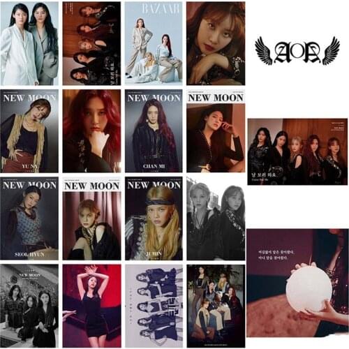 16pcs/set AOA New Album Mini 6th Album Lomo Card New Arrivals Good Quality Album Poster Photocard