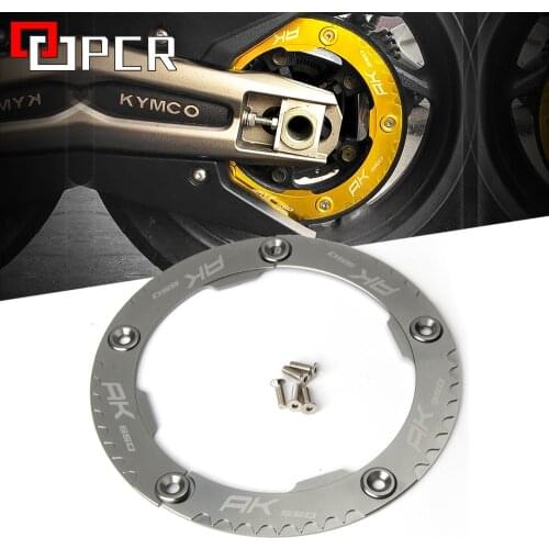 CNC Red Black Gold Grey Transmission Belt Pulley Protective Cover For KYMCO AK550 2017 2018 2019 2020 motorcycle accessories