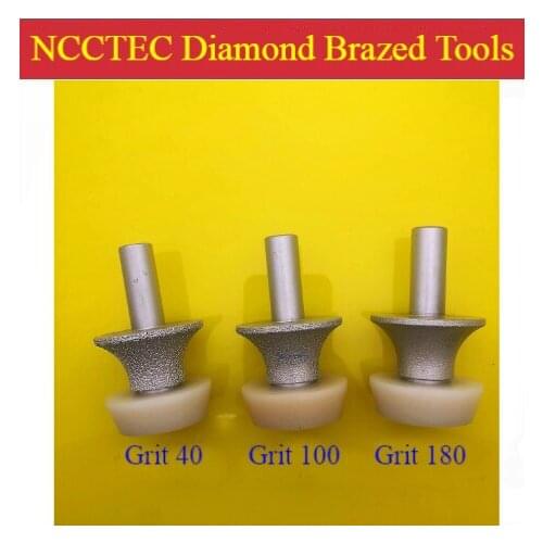 Diamond Counter Basin Brazing brazed cutter head Dry trimming wheel edger Deburring tool Quartz marble profile No scratches