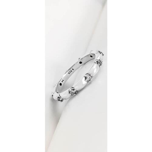 Authentic 925 Sterling Silver Pan Ring New Silver Petal Style Versatile Flower Ring For Women Wedding Party Gift Fashion Jewelry