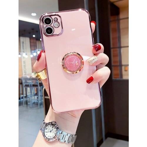 6D Plating Case For iPhone 12 Pro Case Soft Silicone Cover For iPhone 11 Case For iPhone 12 Pro Max Mini 11 Pro XS XR X 7 8 Plus