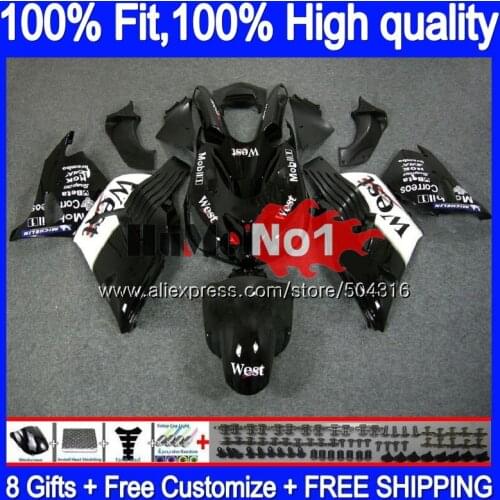 Injection For KAWASAKI ZX 14R ZX14R 06 07 08 09 10 11 78MC.24 Black west ZZR1400 ZX-14R 2006 2007 2008 2009 2010 2011 Fairing