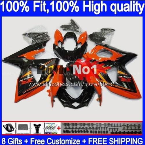 Injection For SUZUKI K9 GSXR1000 GSXR 1000 Orange black 23MC.71 GSXR-1000 2009 2010 2014 2015 2016 09 10 11 14 15 16 OEM Fairing