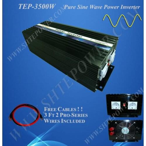 Pure sine wave inverter 3500W intelligent TEP-3500W AC 110V 220V output with AU/US socket DC 12V/24V/48V input Off grid tie